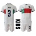 Maillot de foot le Portugal Pepe #3 Extérieur vêtements enfant Monde 2022 Manches Courtes (+ pantalon court)